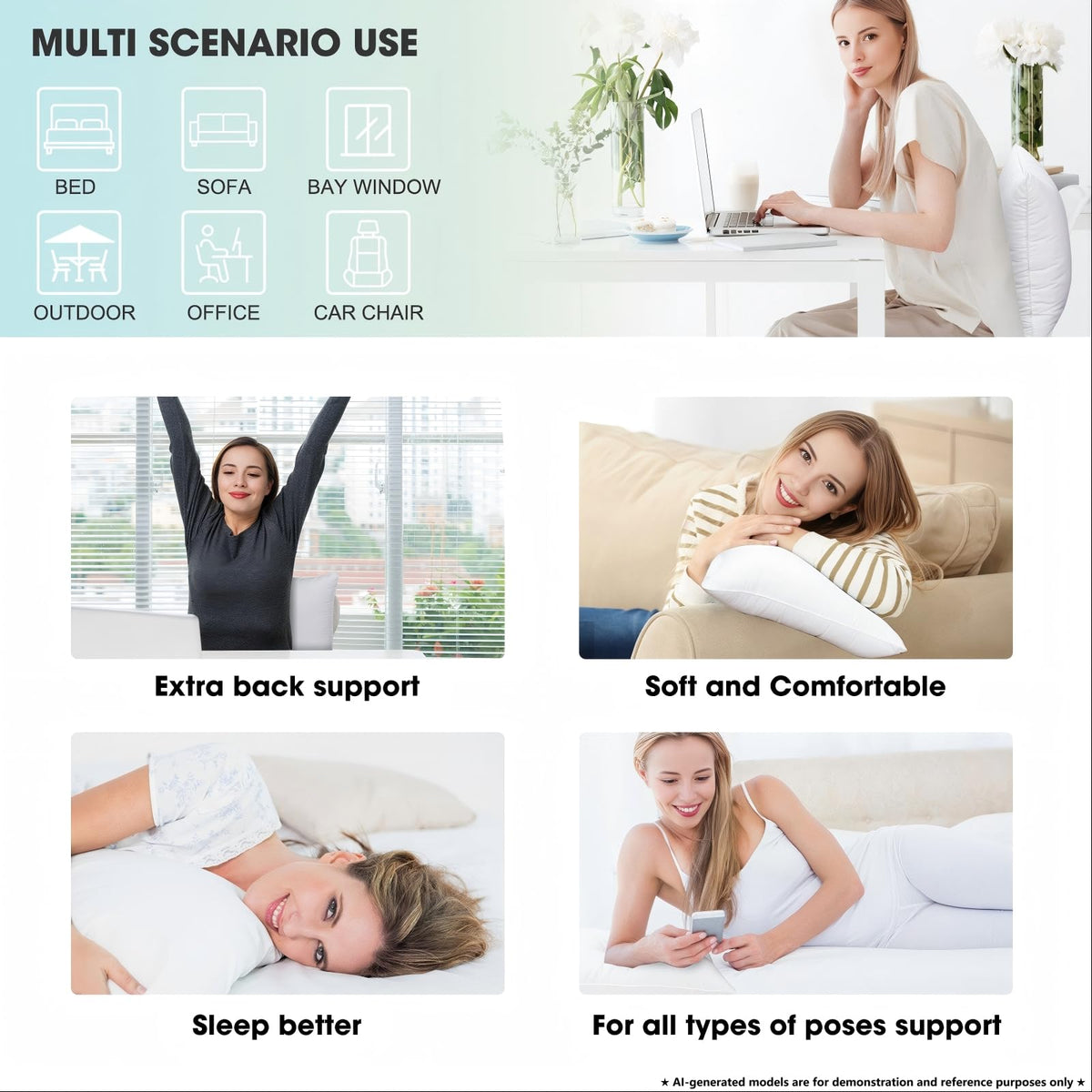 Oversized Square Pillow Insert