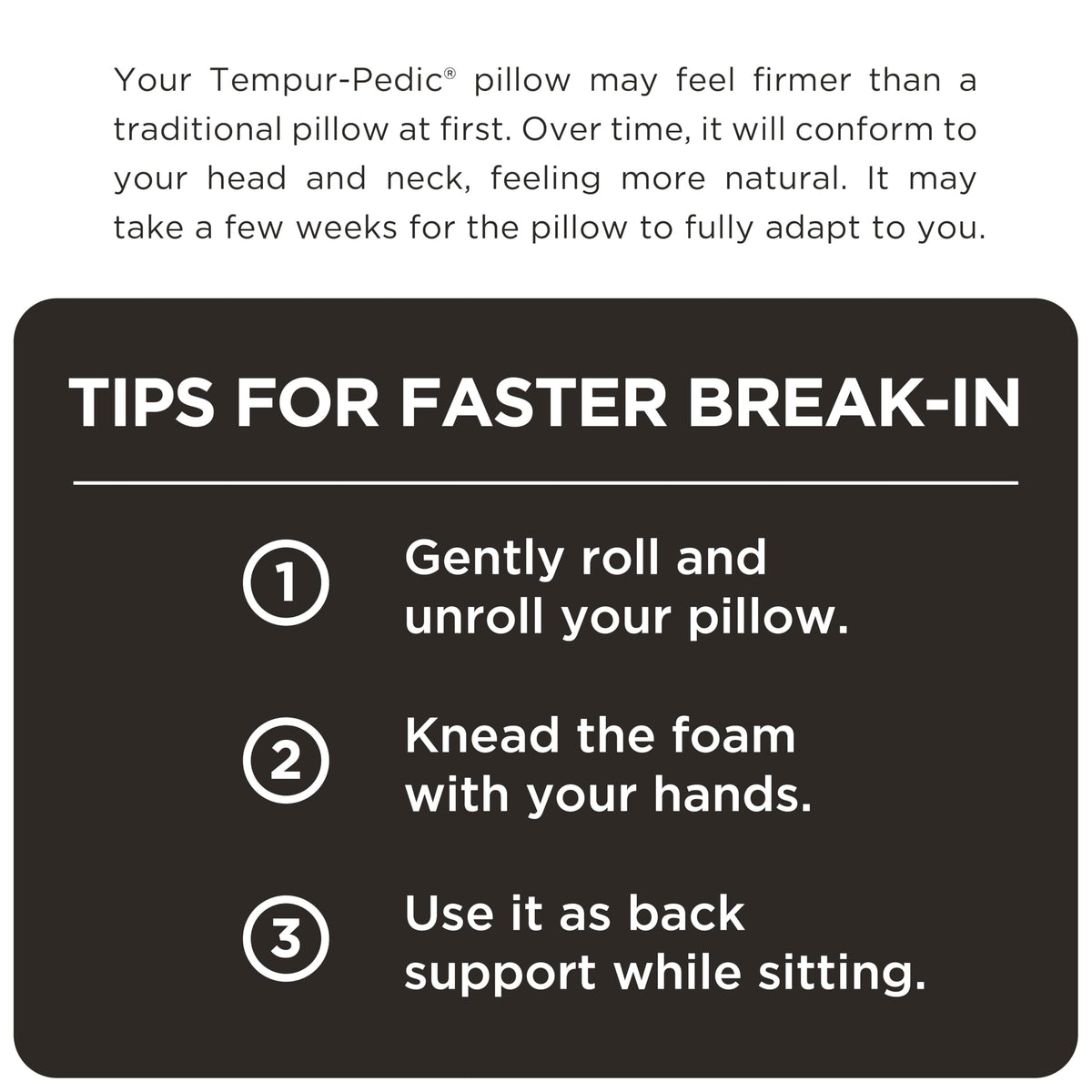 Tempur-Pedic TEMPUR-Cloud Dual Cooling Pillow, Queen, White