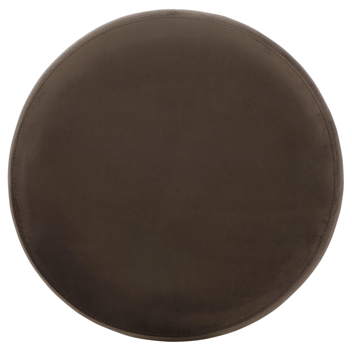 Chocolate Velvet Layered Ottoman