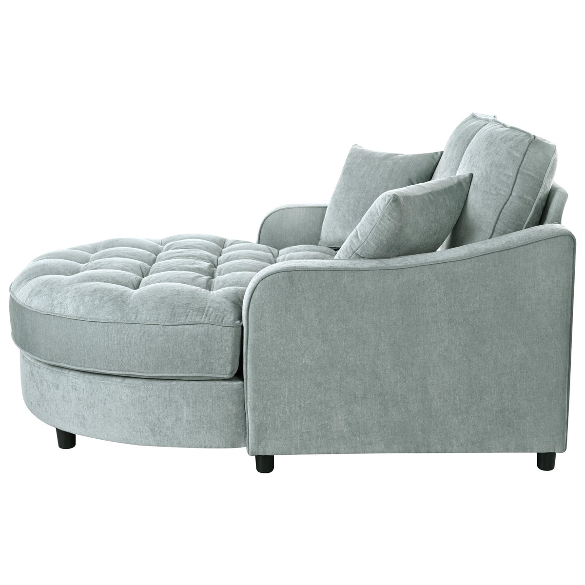 Chenille Chaise Lounge