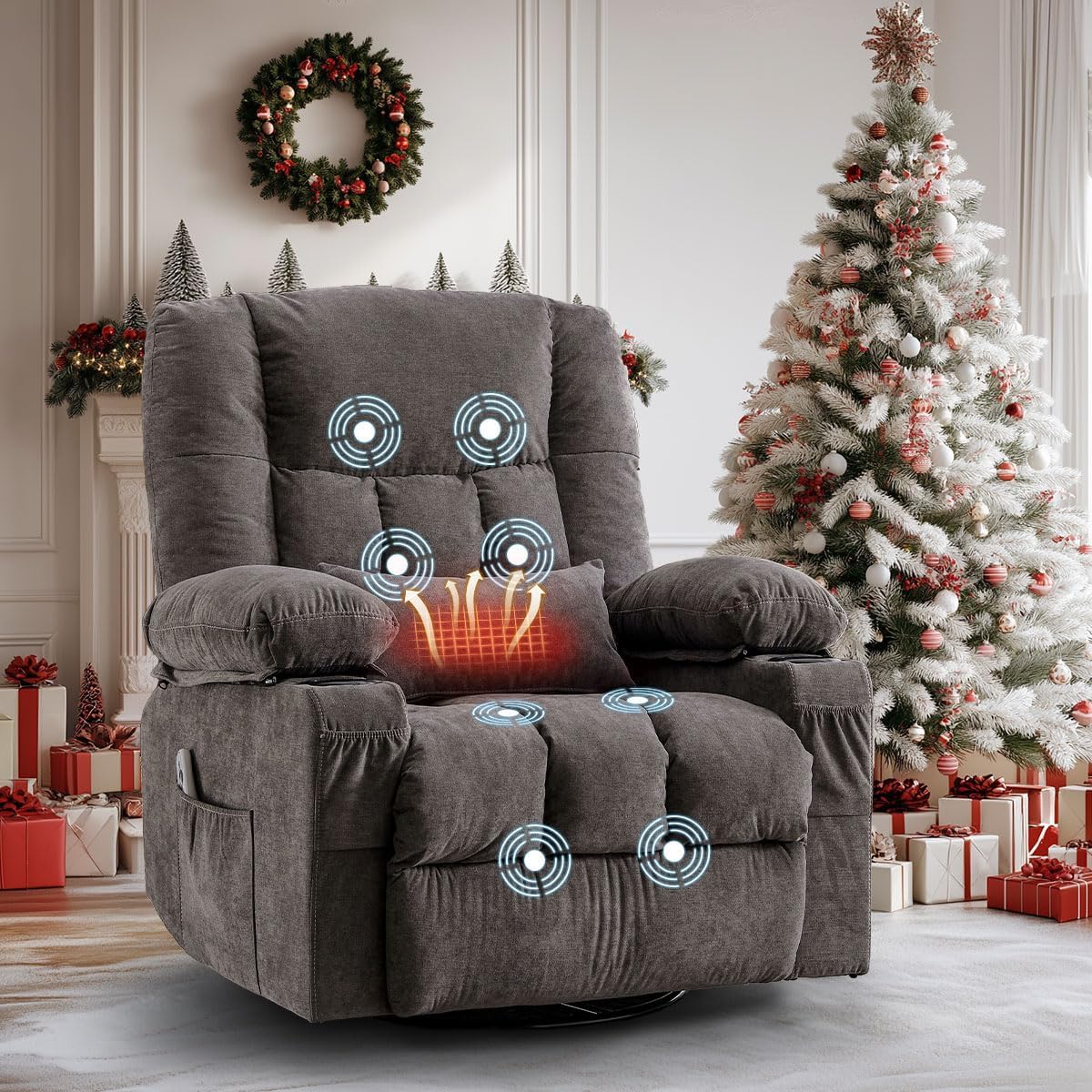 Swivel Massage Recliner