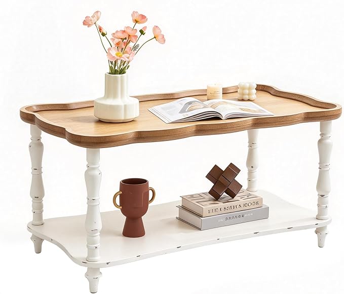 Oval Farmhouse Coffee Table