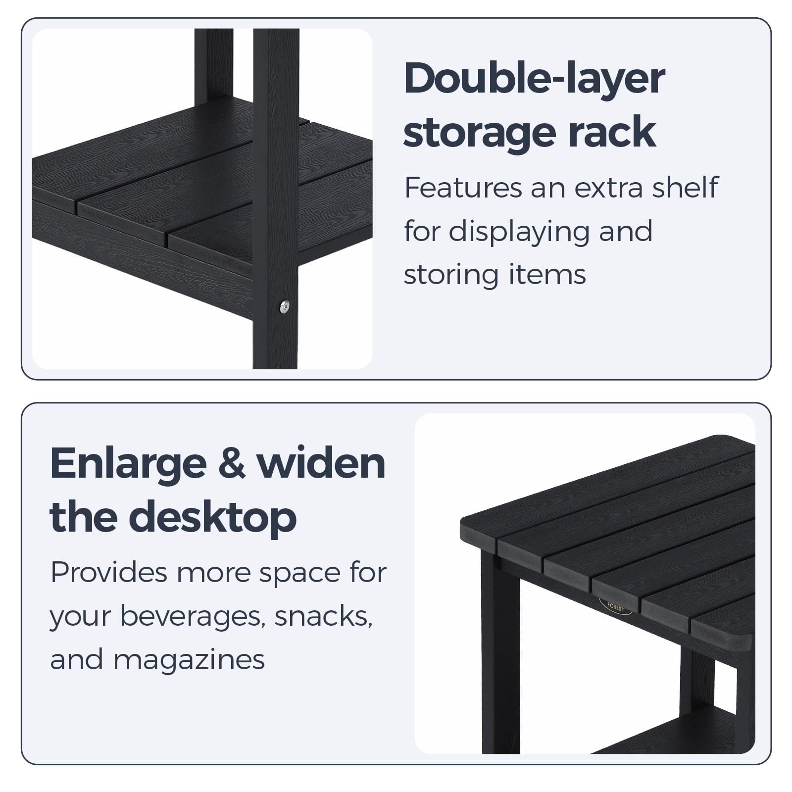2-Tier Outdoor Side Table