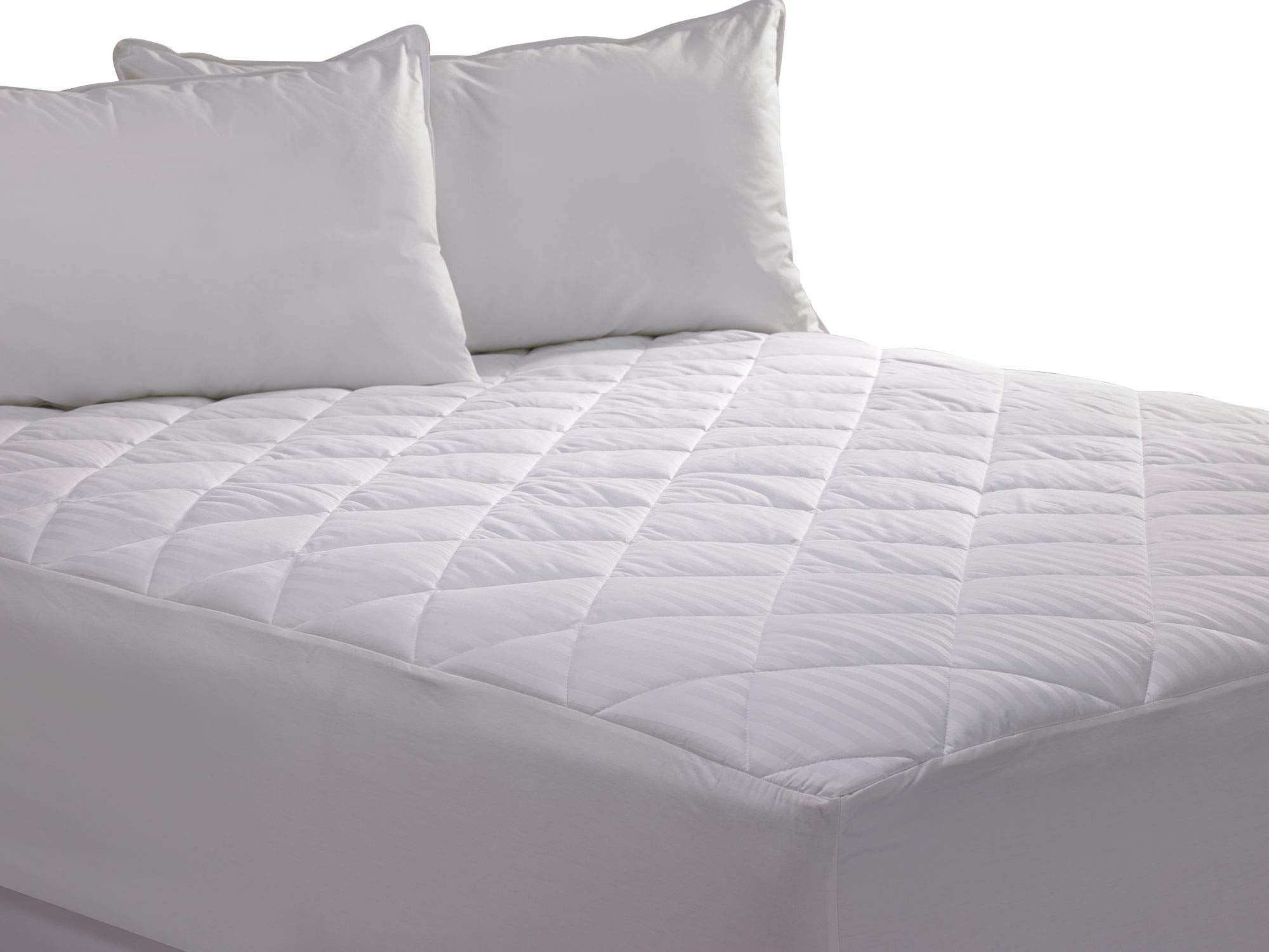 The Ritz-Carlton Mattress Pad - Hypoallergenic, Diamond Quilted Mattress Topper - 18" Deep - King
