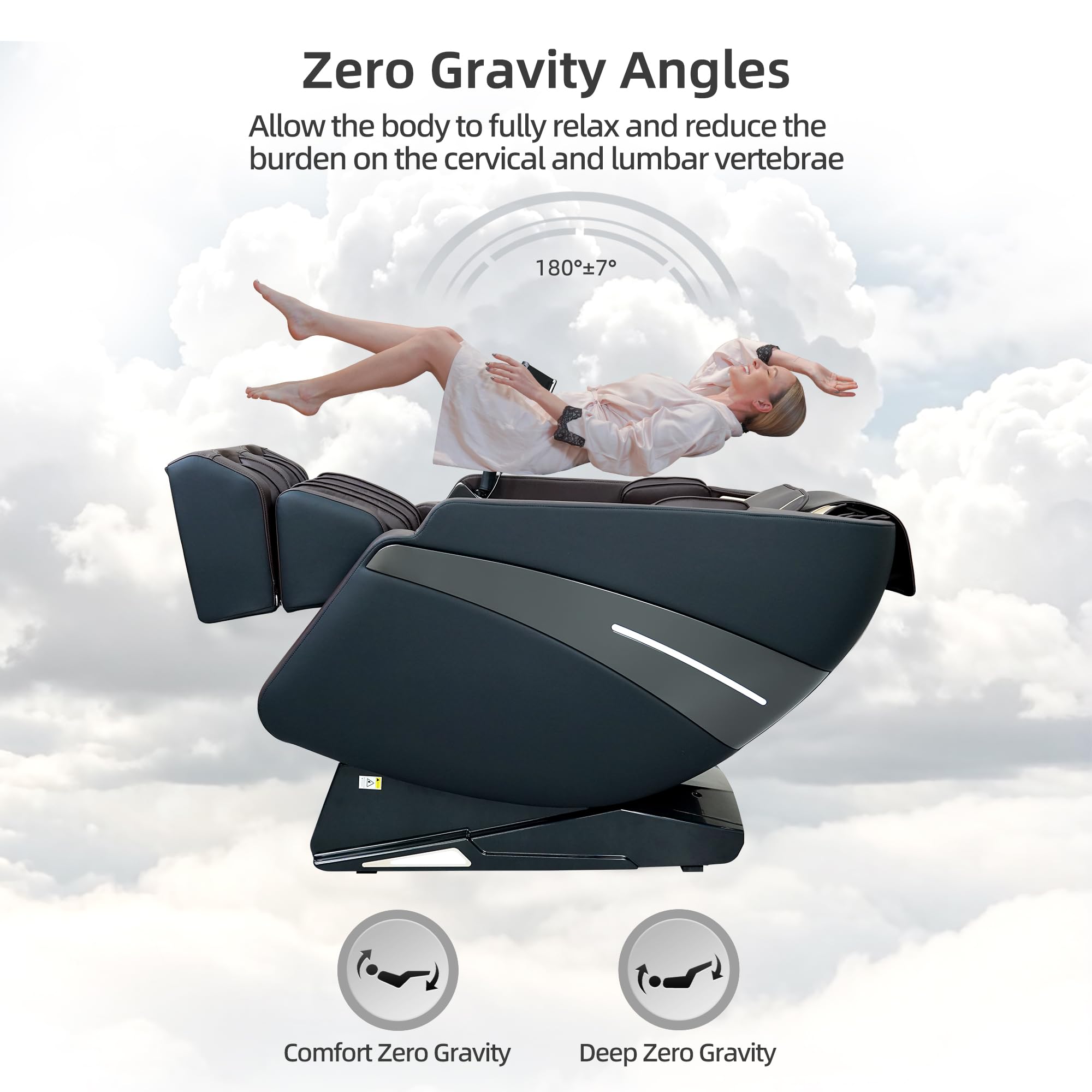 4D Full Body Massage Chair with Heat & Zero Gravity