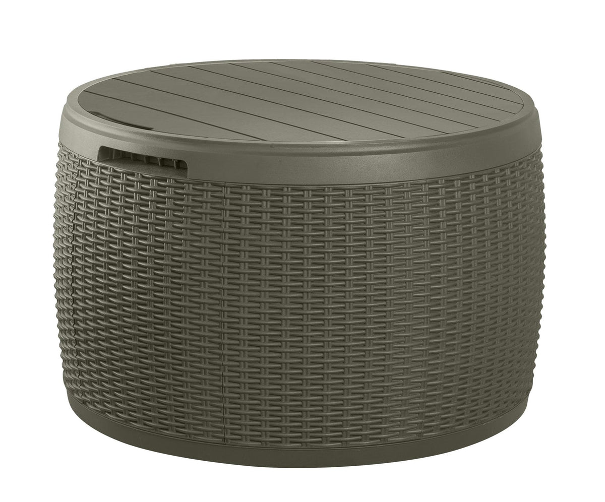 37-Gallon Round Deck Box