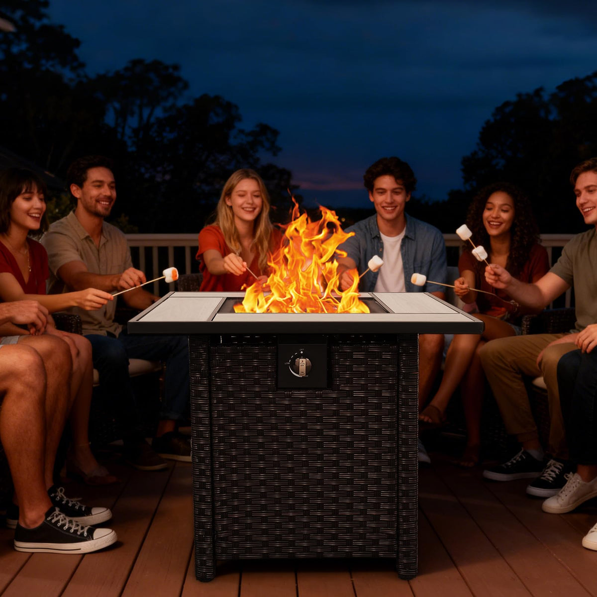 Propane Fire Pit Table