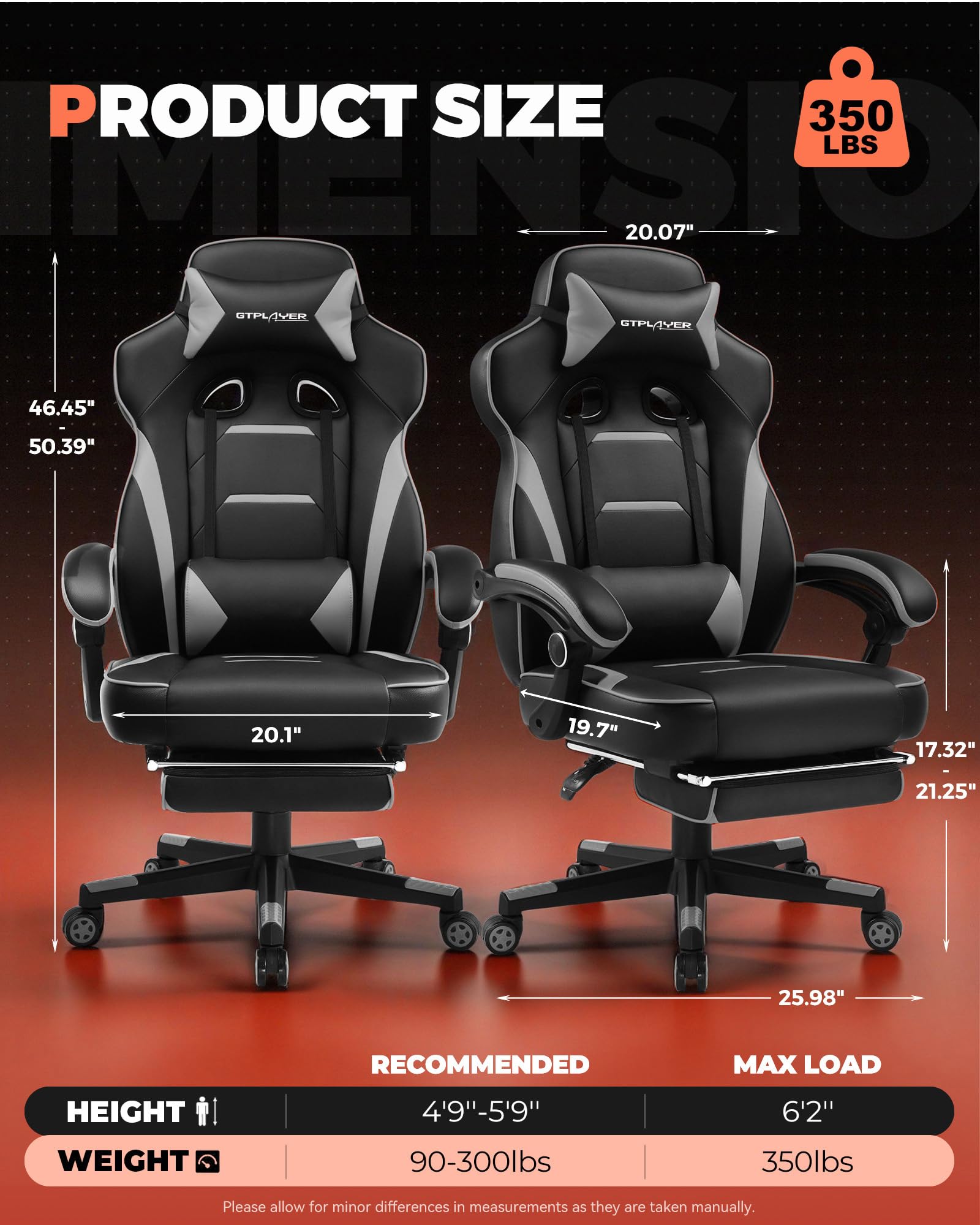 Big & Tall Ergonomic Gaming & Office Chair