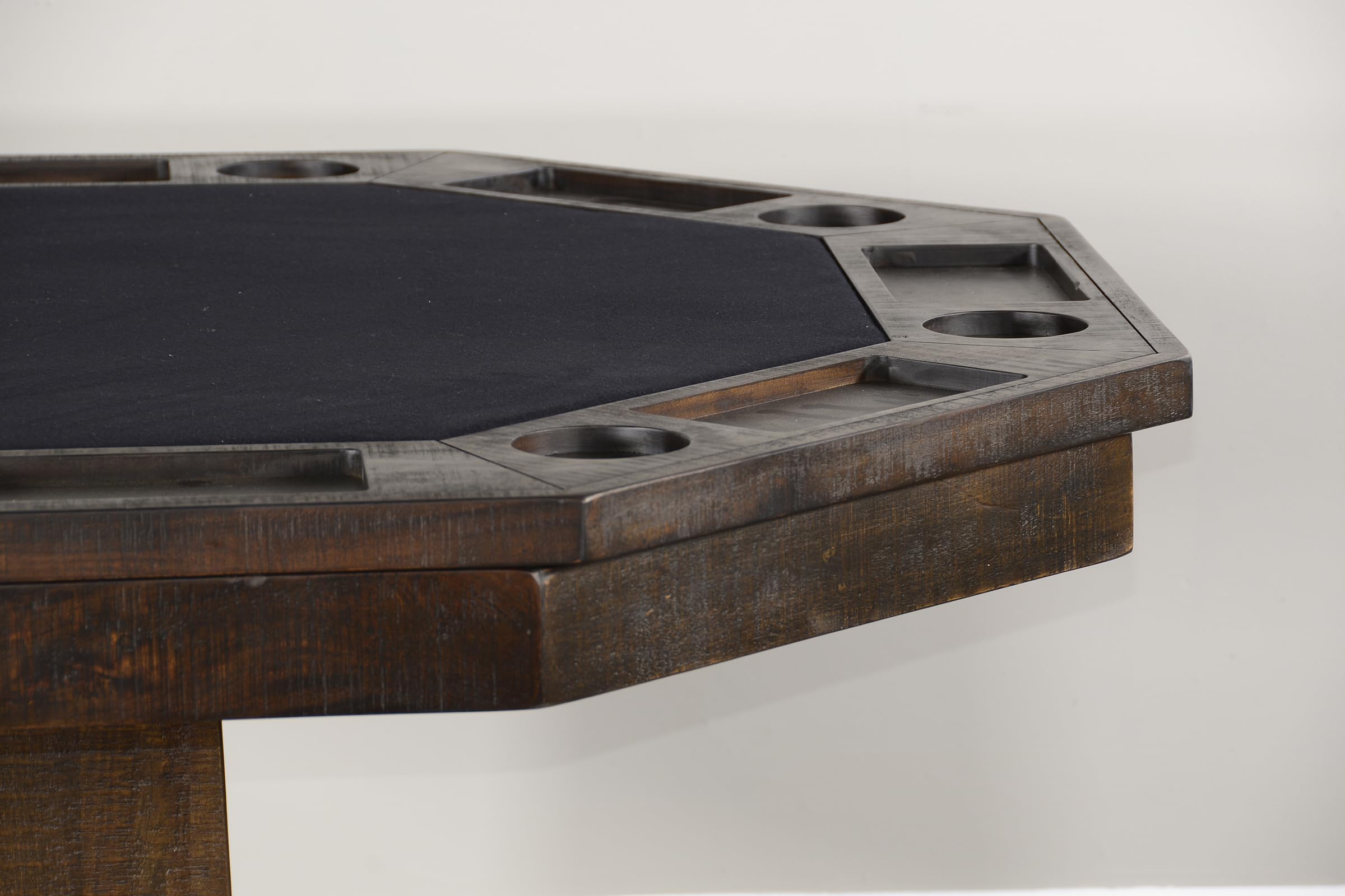 Empire USA Blaze Poker Game & Dining Table (Smokehouse Finish Table)