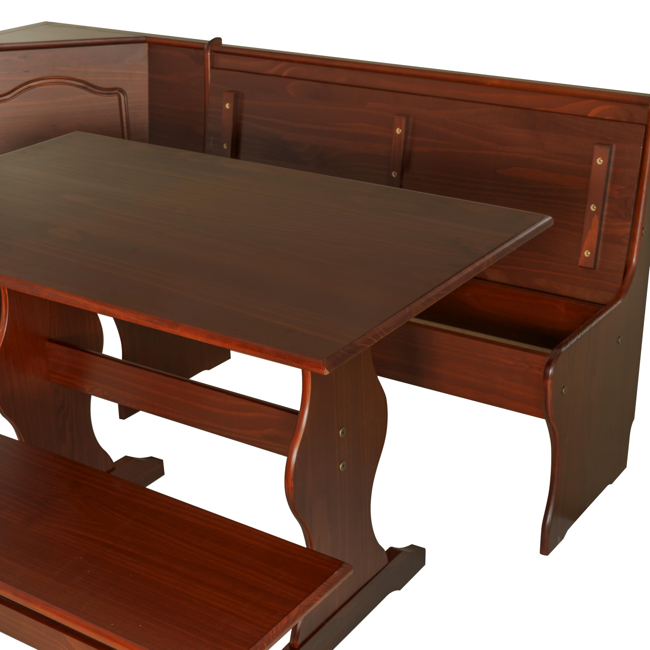 Linon Chelsea Walnut Kitchen Nook