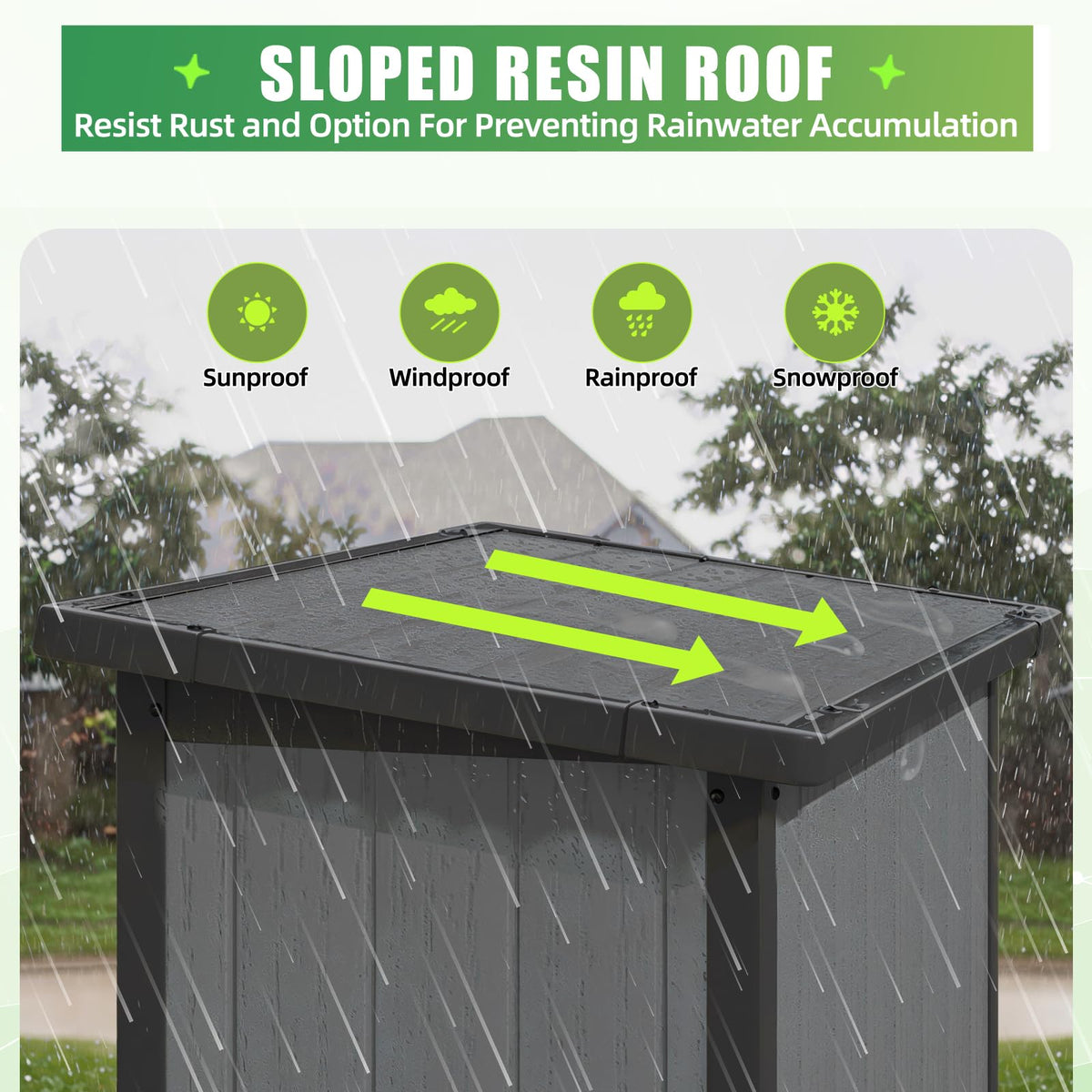 Resin Outdoor Storage Cabinet