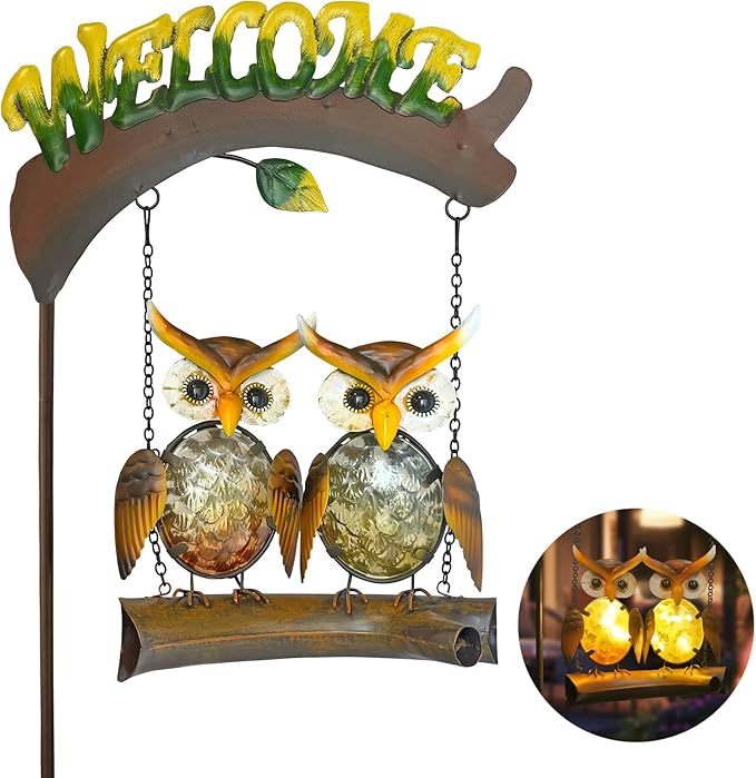 Solar Swing Garden Stake Light