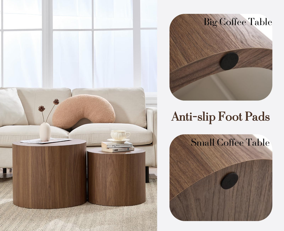 Round Nesting Coffee Tables
