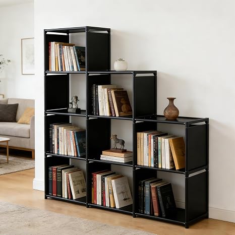 4-Cube Storage Organizer Shelf
