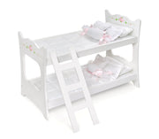 Doll Bunk Bed with Ladder & Bedding