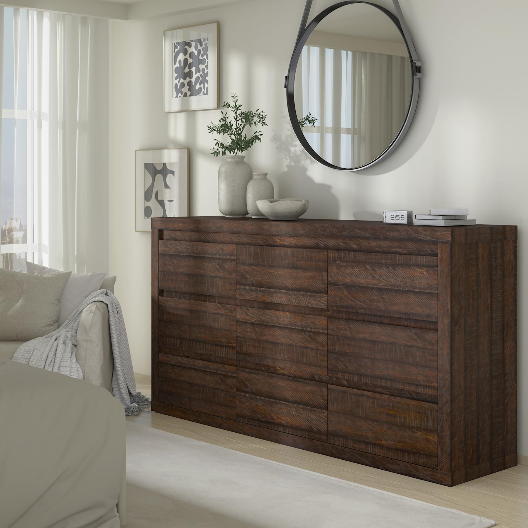 9-Drawer Dresser with Anti-Tip Device