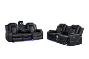 Power Recliner Sofa Set – 3-Piece