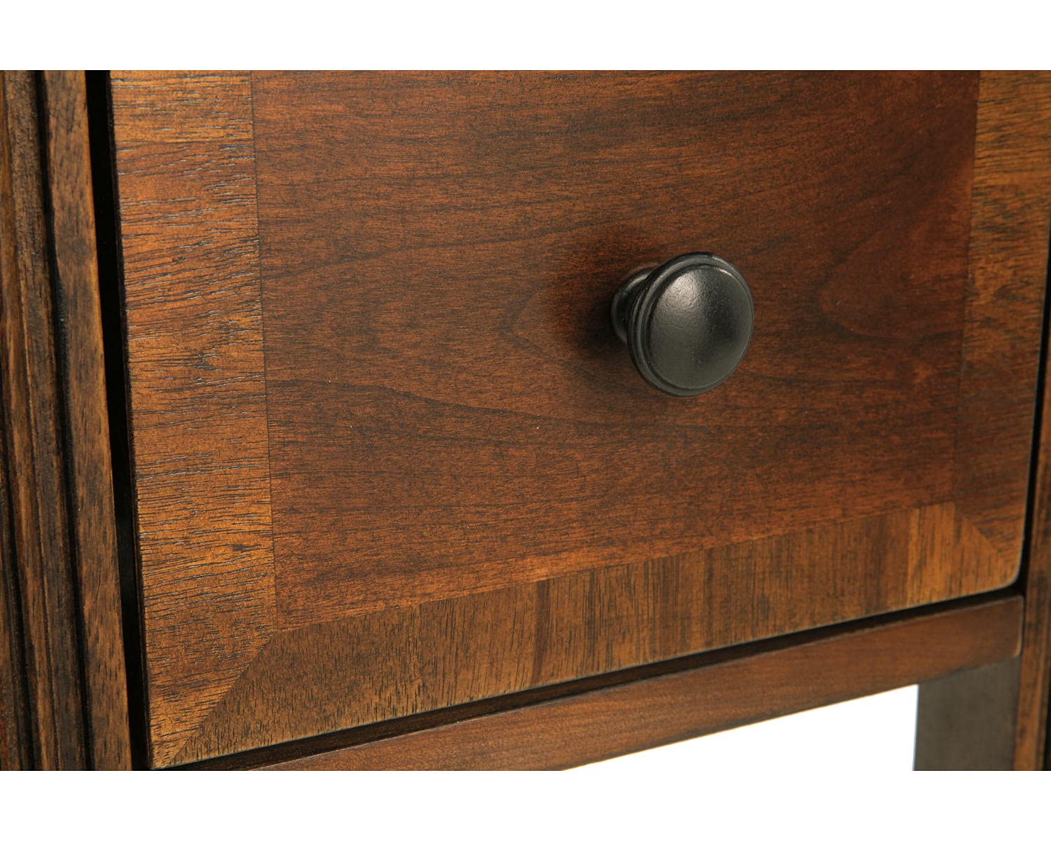 Chairside End Table with Drawer & Shelf