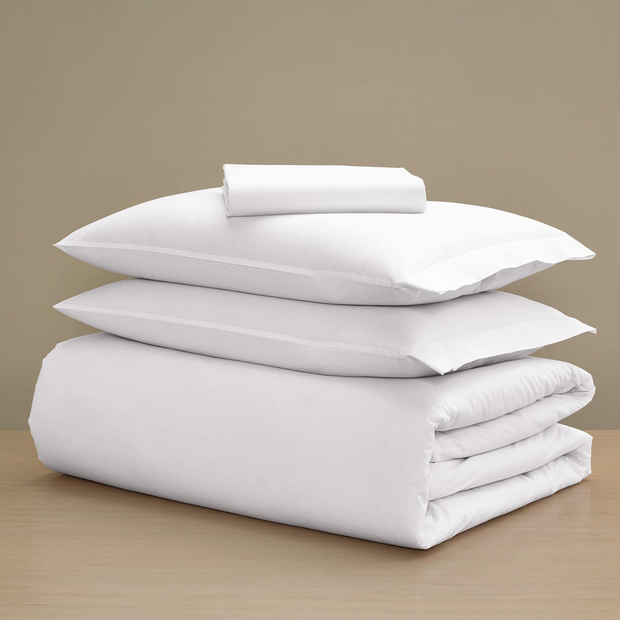 Percale Bed Bundle – Pillowcases, Fitted Sheet & Duvet Cover