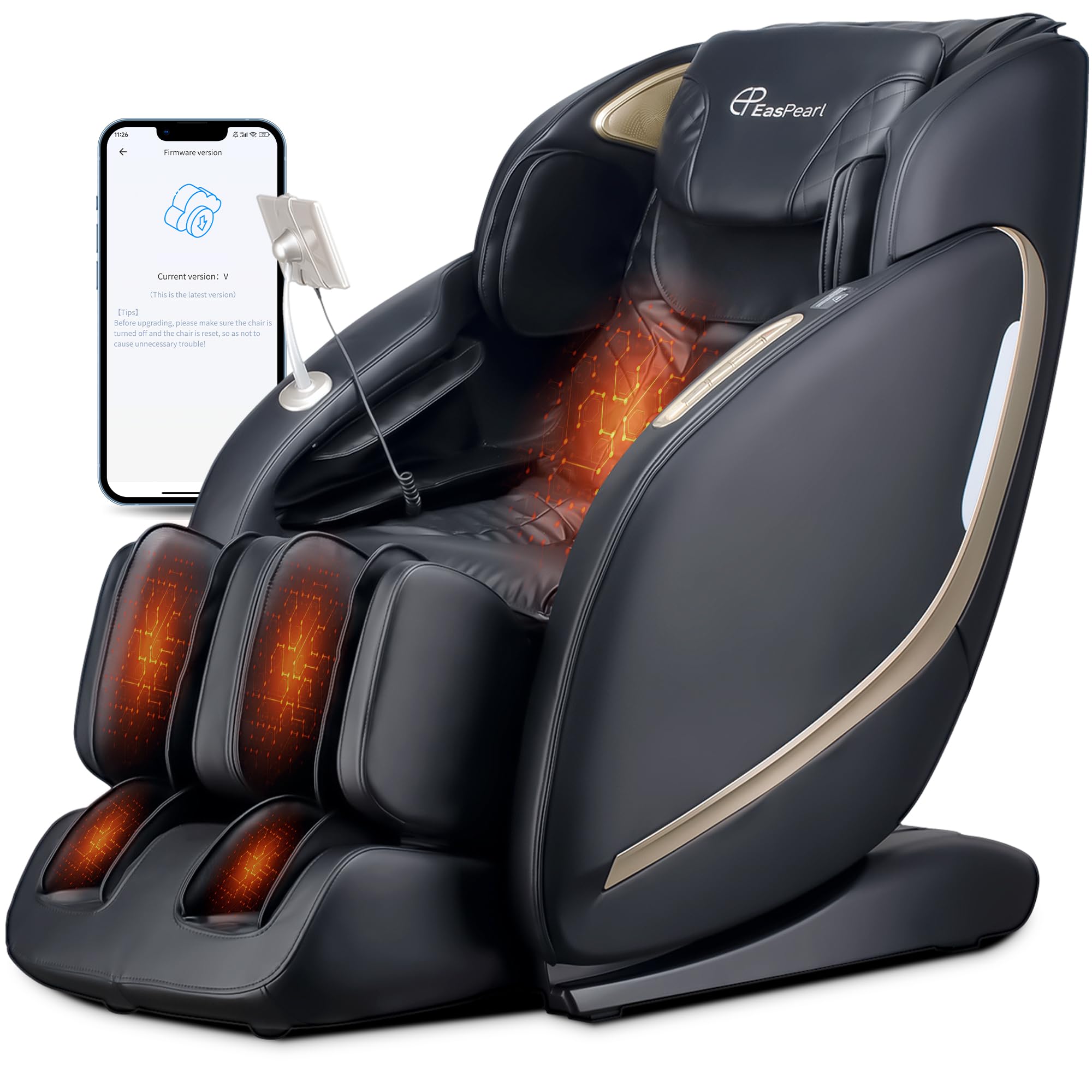 4D SL-Track Full Body Massage Chair with Heat & Zero Gravity