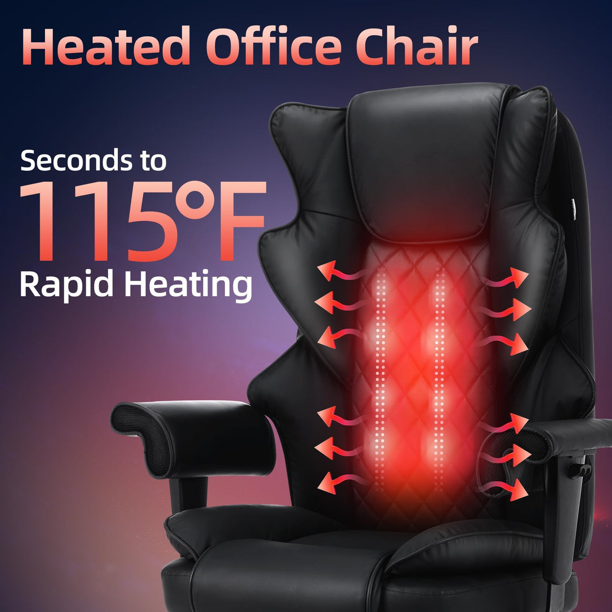 Heated Massage Office Chair