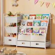 Kids Bookshelf & Toy Organizer with 6 Bins
