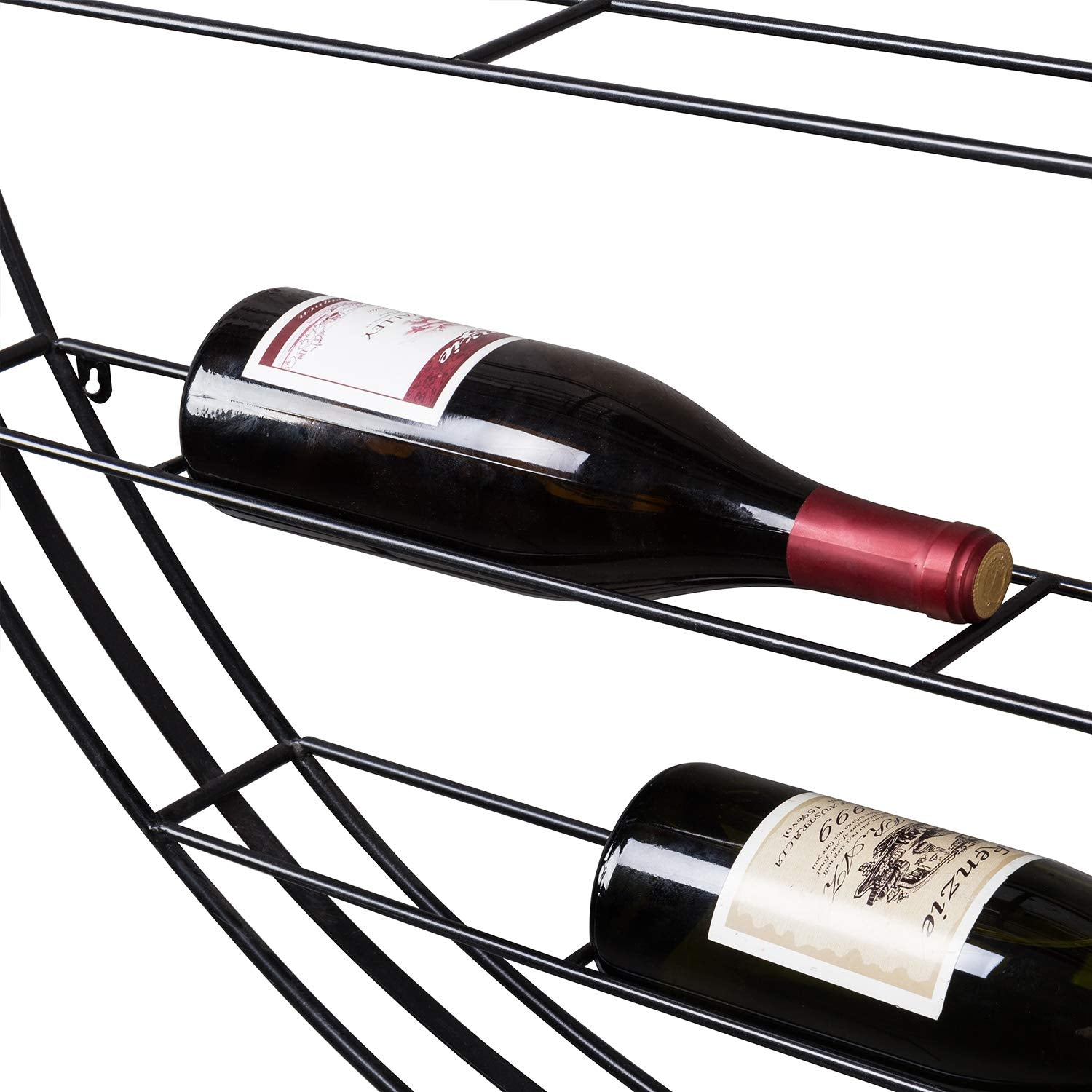 Wall Mounted Wine Rack, 12-Bottle 6-Tier