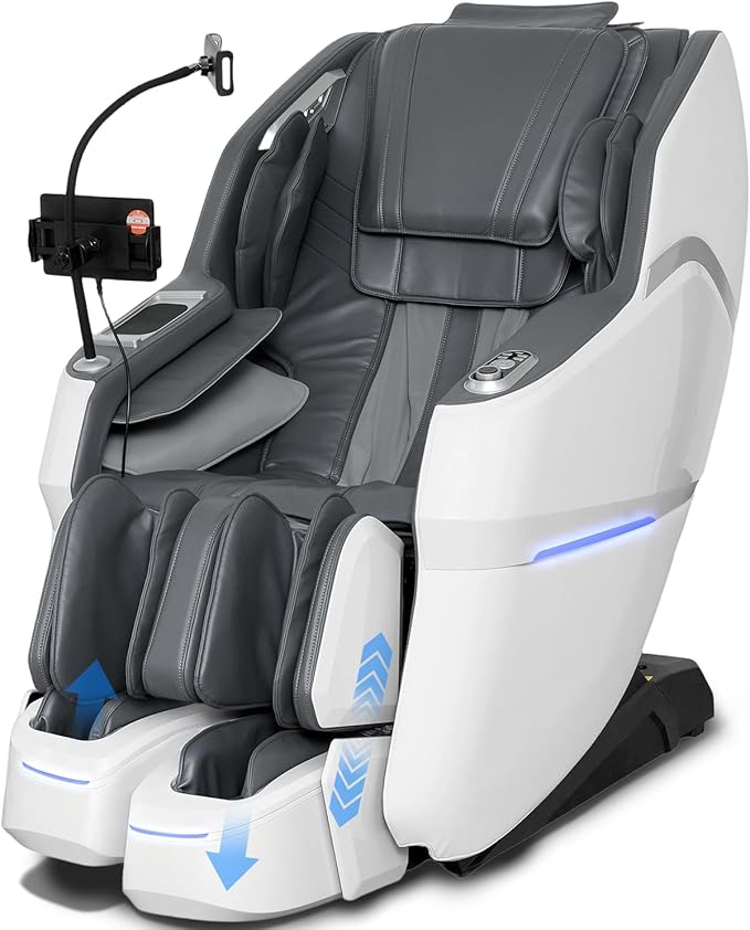 4D Massage Chair Full Body – Zero Gravity SL-Track Recliner