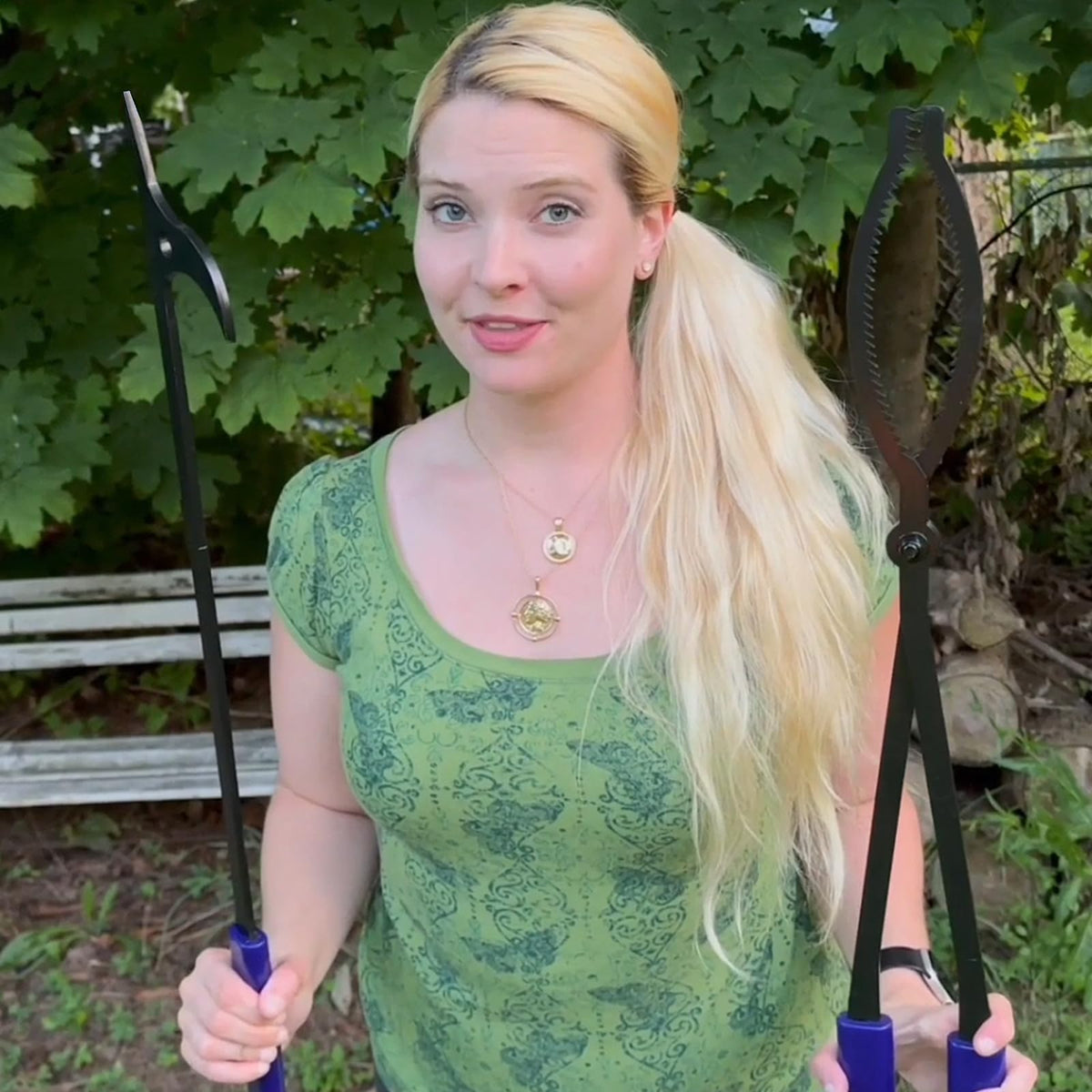 Firewood Tongs & Poker Set