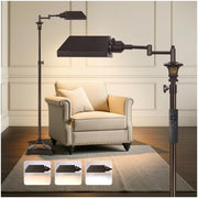 Swing Arm Floor Lamp with Swivel Shade