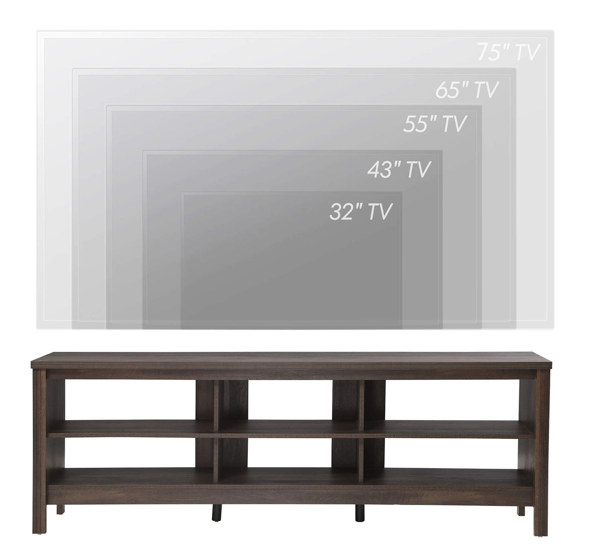 Farmhouse TV Stand with Storage