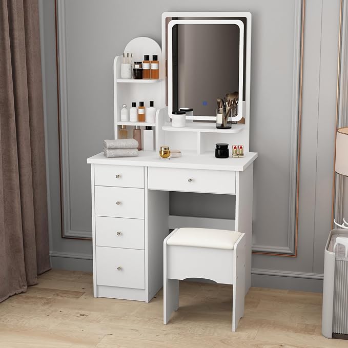 Compact LED Makeup Vanity
