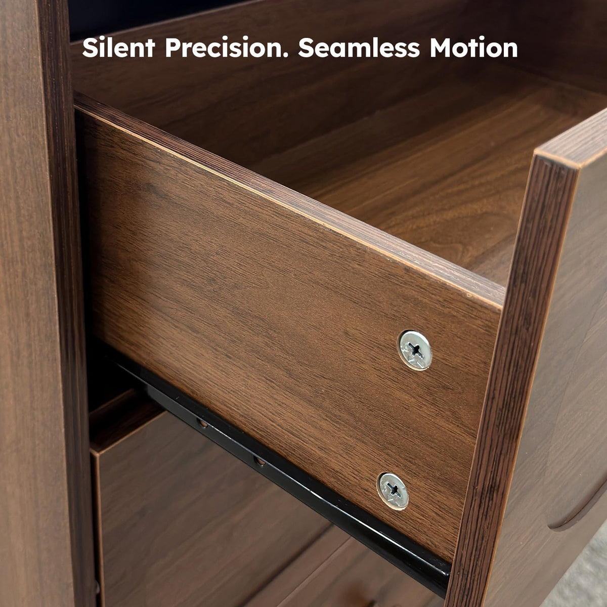 Walnut 6-Drawer Dresser