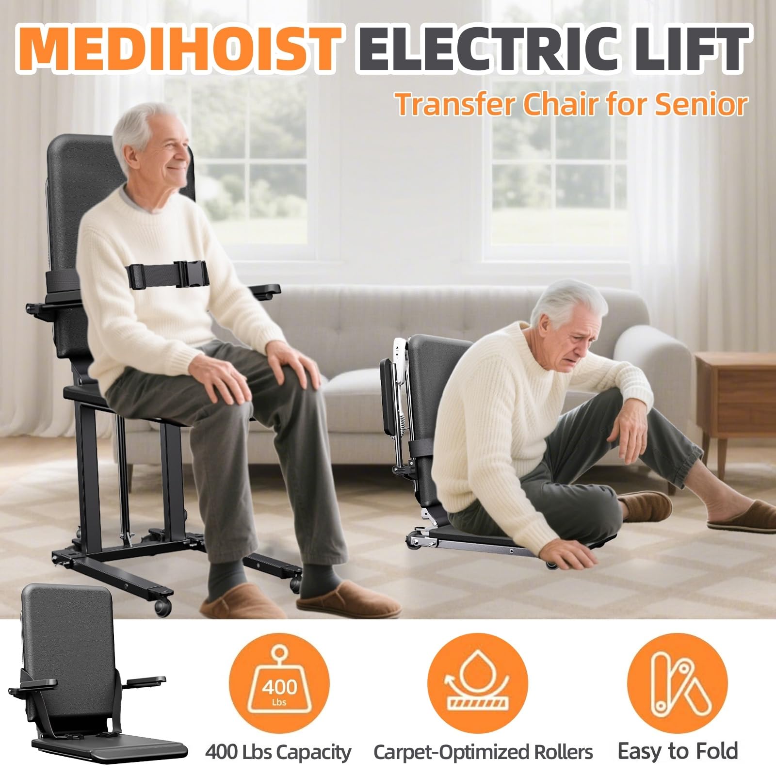 Electric Floor Lift Chair for Elderly
