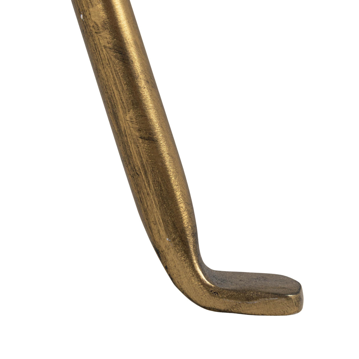 Creative Co-Op Metal Martini Cocktail Table, Antique Brass