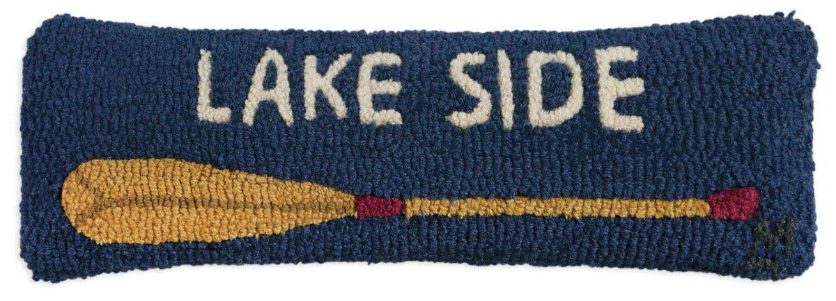 Chandler 4 Corners Lakeside Oar Hand-Hooked Decorative Wool Pillow