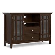 53" Solid Wood Tall TV Stand