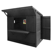 Outdoor Wooden Bar Shed with Metal Roof