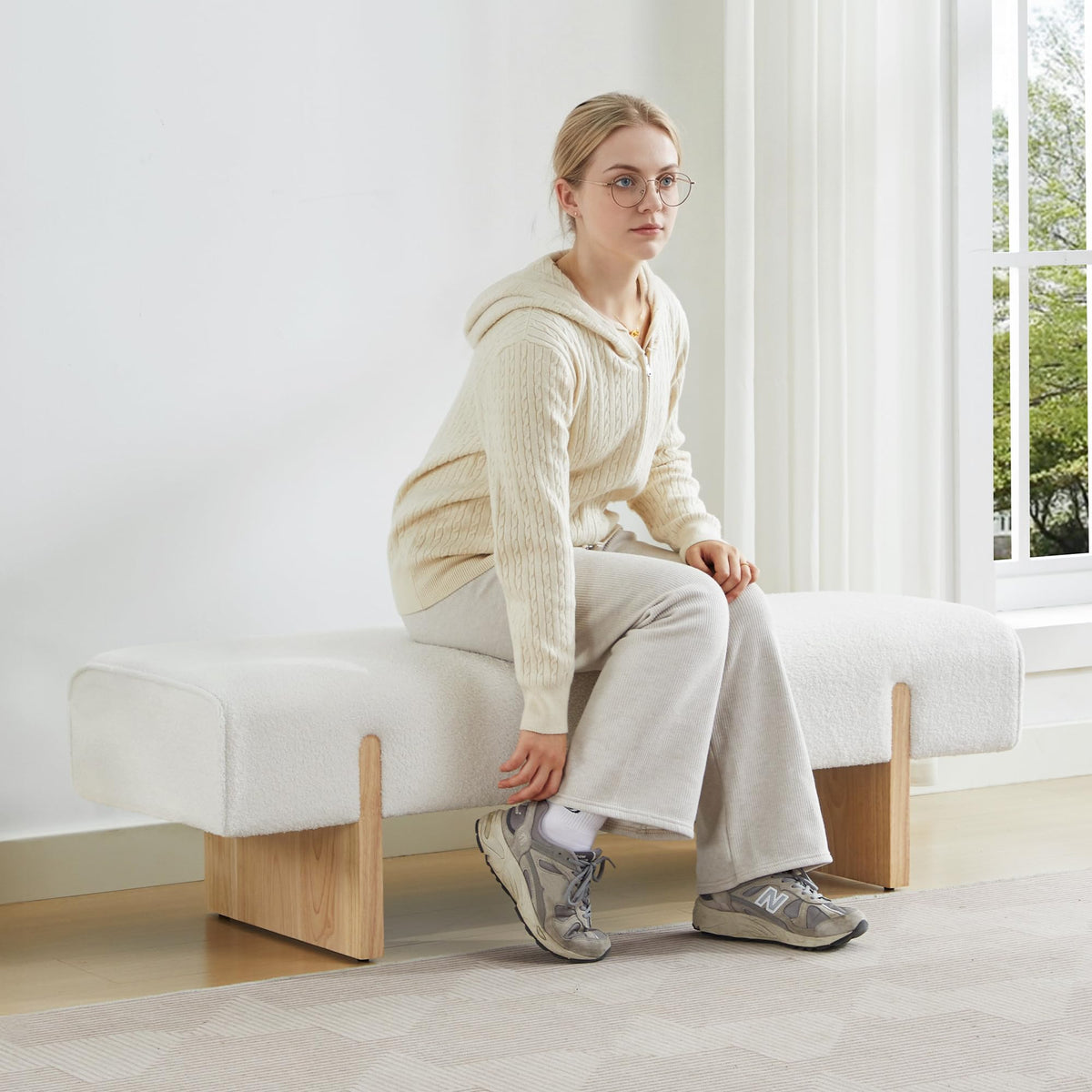 Teddy Upholstered Bed Bench