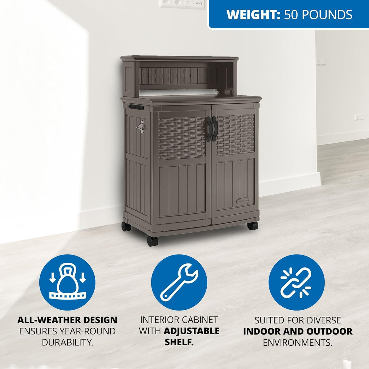 Outdoor Prep Station with Storage