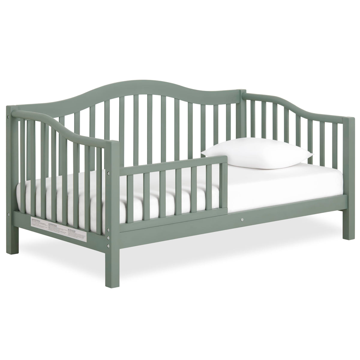 Dream On Me Austin Wooden Toddler Day Bed for Kids, Meadow Green