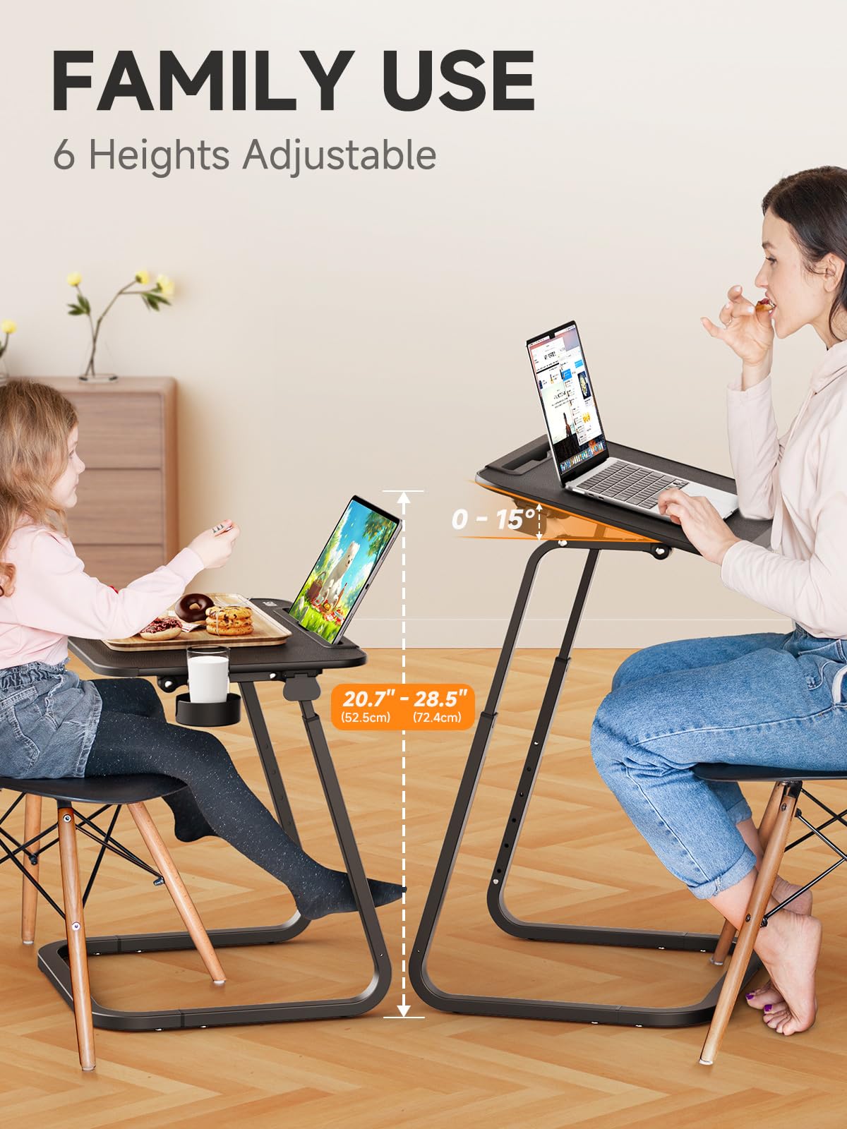 Adjustable TV Tray Table