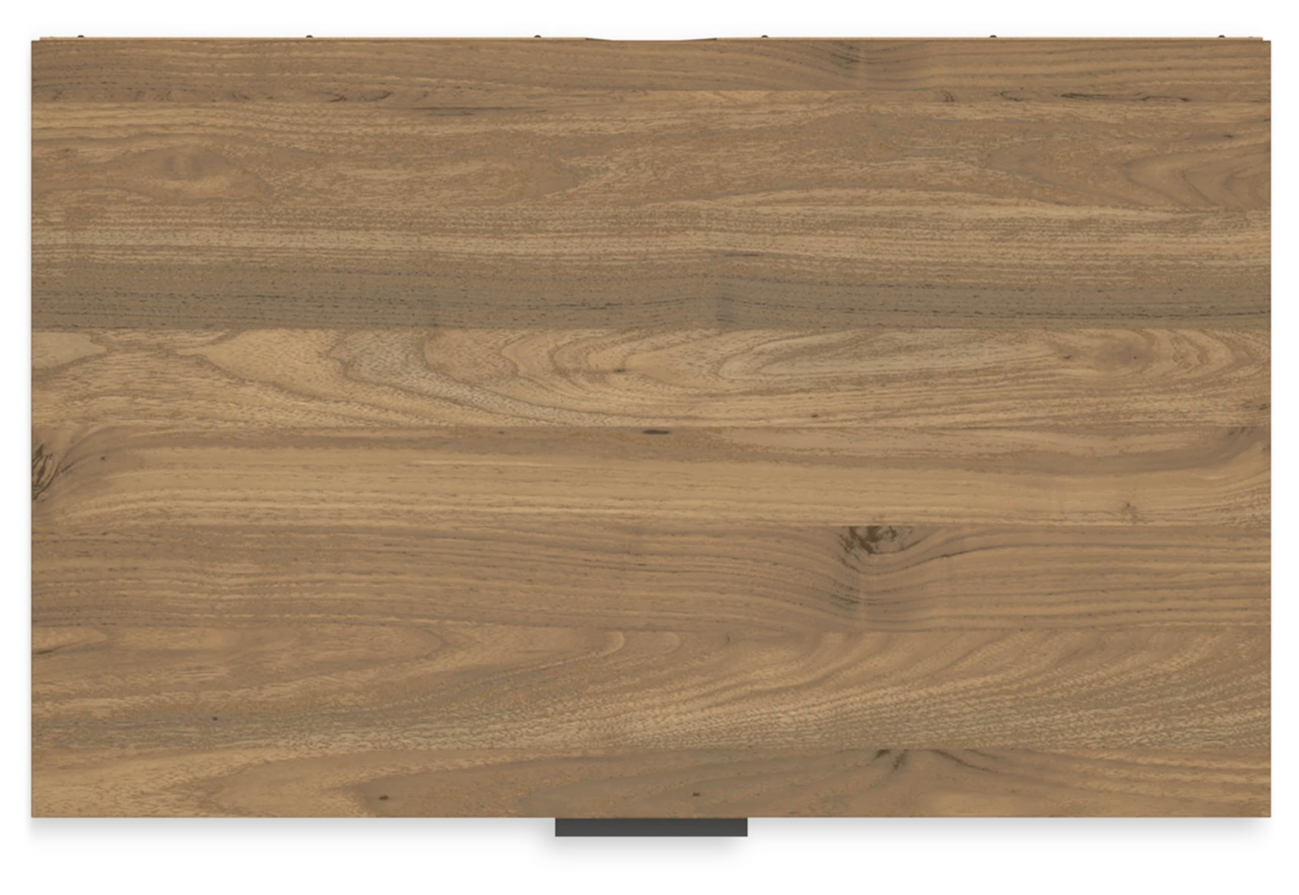 Signature Design by Ashley Deanlow Mid-Century Modern Chest of Drawers with Dark Pewter-Tone Legs and Handles, 5 Storage Drawers, Wood, 50.67" High, Brown