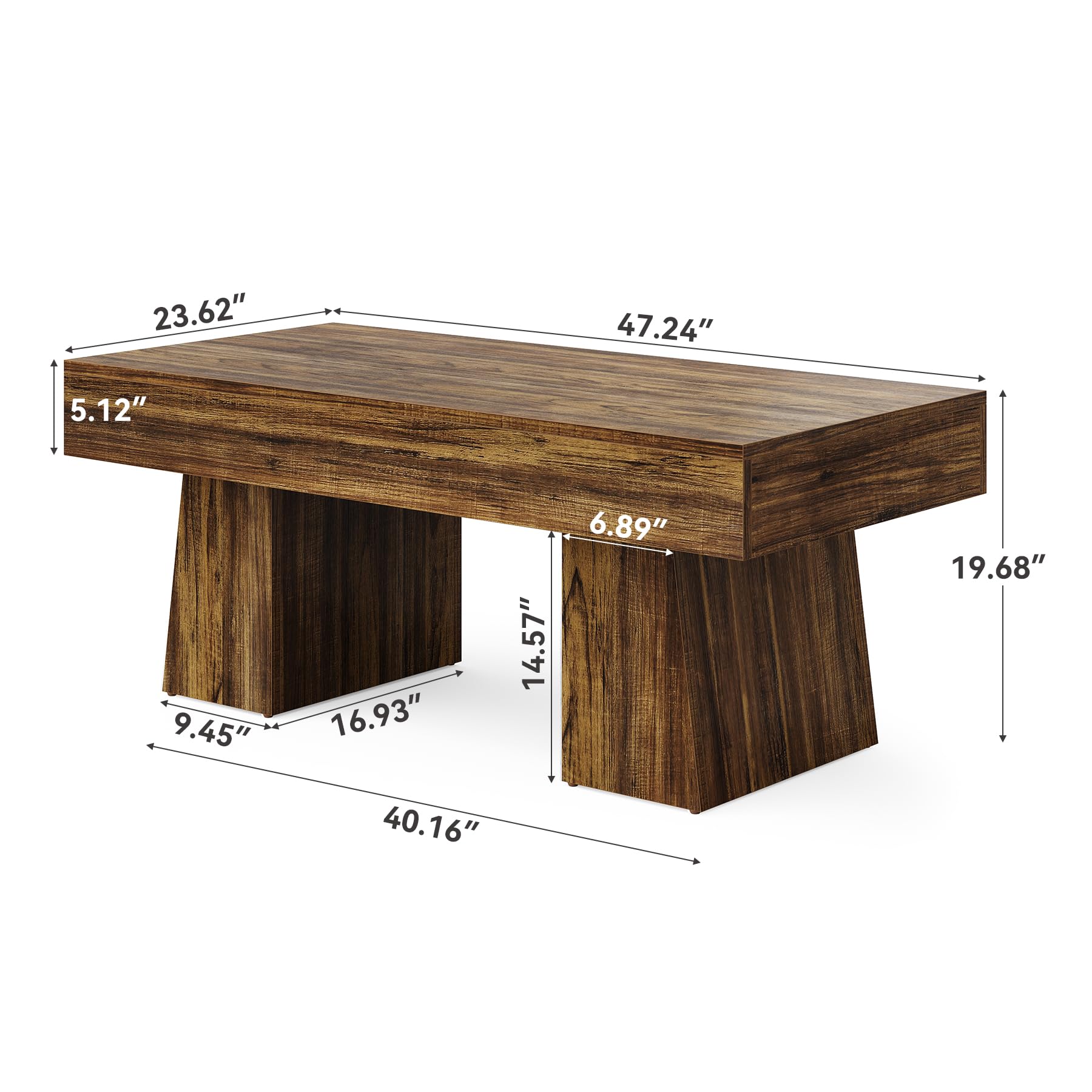 Farmhouse Coffee Table 47"