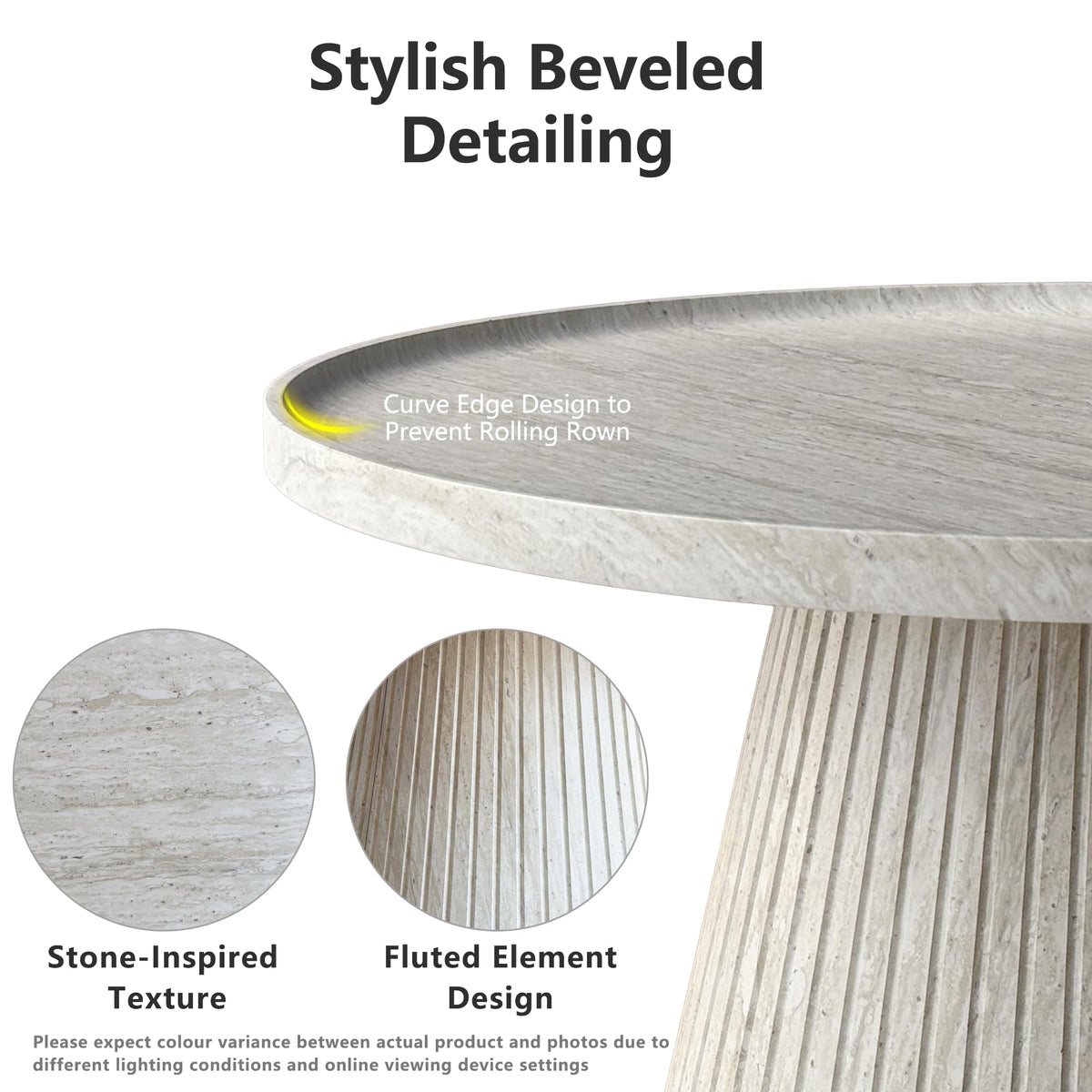 Faux Stone Nesting Coffee Tables