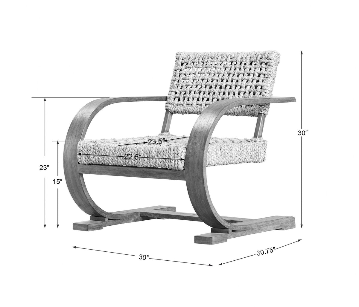 Uttermost Rehema 30 Inch Accent Chair 23483