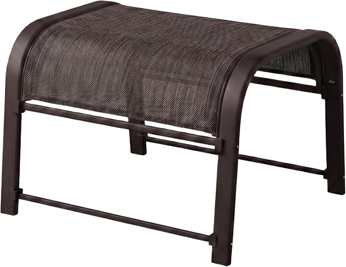 Stackable Patio Ottomans, Set of 2