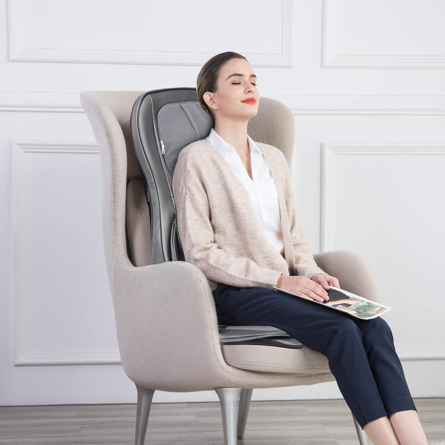 Shiatsu Neck & Back Massage Chair Pad