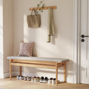 Upholstered Solid Wood Bench