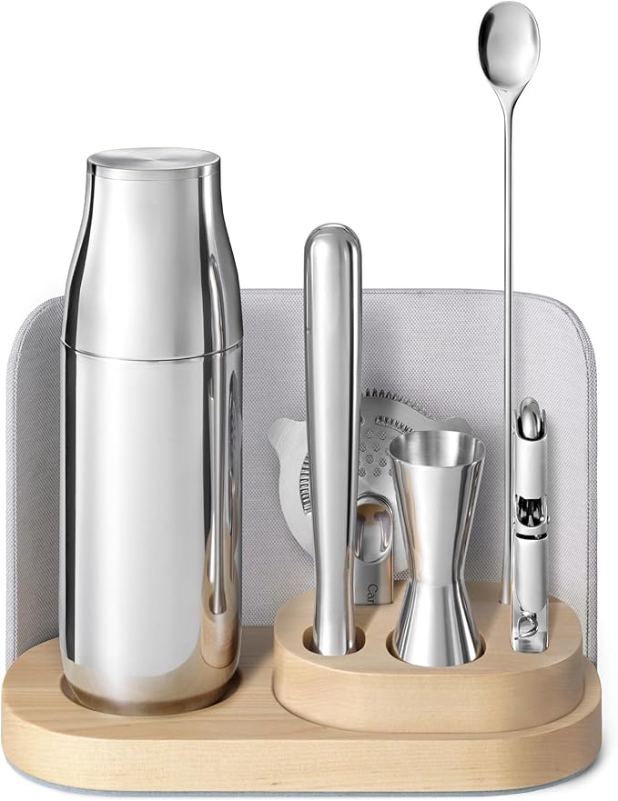 9-Piece Bar Tools Set with Storage Organizer